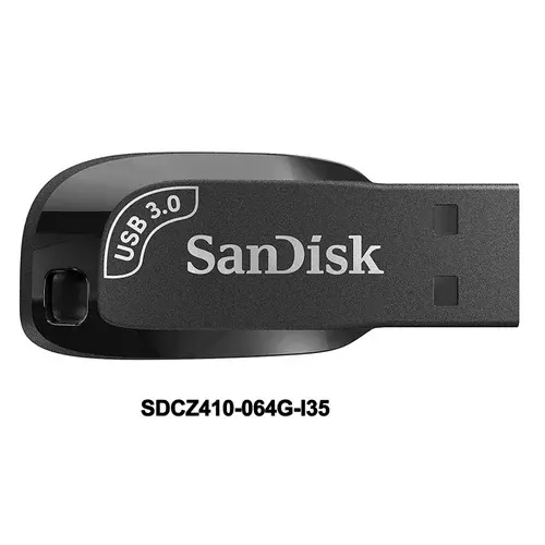 SanDisk Ultra Shift USB Flash Drive 64GB [SDCZ410-064G-I35]