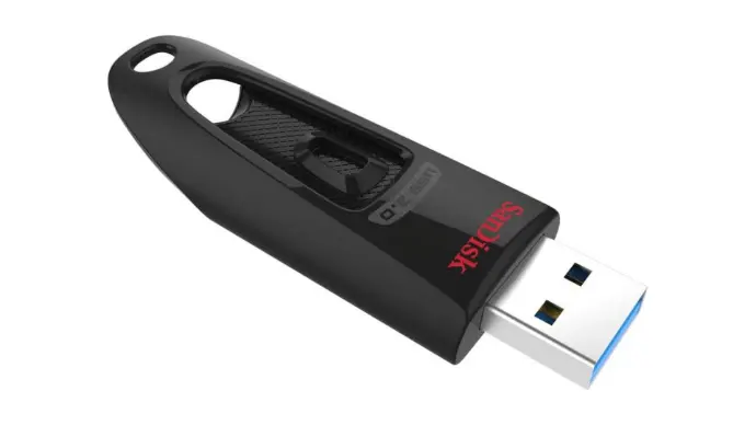 SanDisk Ultra USB 3.0 Flash Drive, CZ48 16GB, USB3.0, Black, stylish sleek design, 5Y [SDCZ48-016G-I35]