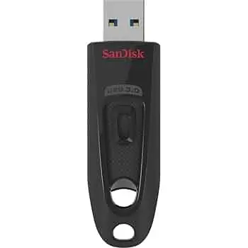 SanDisk Ultra USB 3.0 Flash Drive, CZ48 32GB, USB3.0, Black, stylish sleek design, 5Y [SDCZ48-032G-I35]