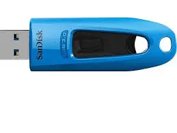 SanDisk Ultra USB 3.0,130MB/s Flash Drive Blue, 64GB [SDCZ48-064G-U46B]