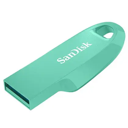 SanDisk Ultra Curve USB 3.2 128GB 100MB/s R Green [SDCZ550-128G-I35G]
