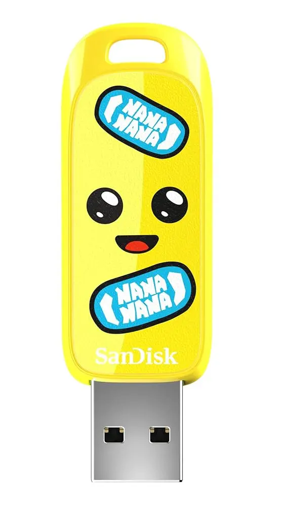 SanDisk Peely  Edition USB - Fortnite, 64GB, Up to 130MB/s [SDCZIF-064G-G46]