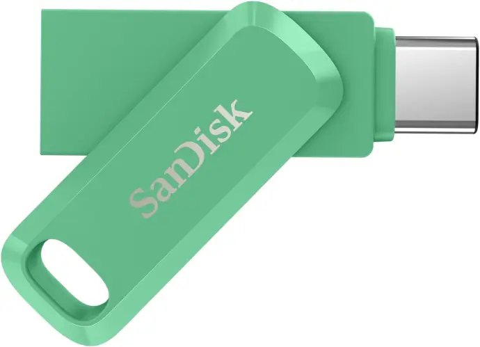 SanDisk Ultra Dual Drive Go Type C Flash Drive, Green, 32GB, 5Y [SDDDC3-032G-I35G]