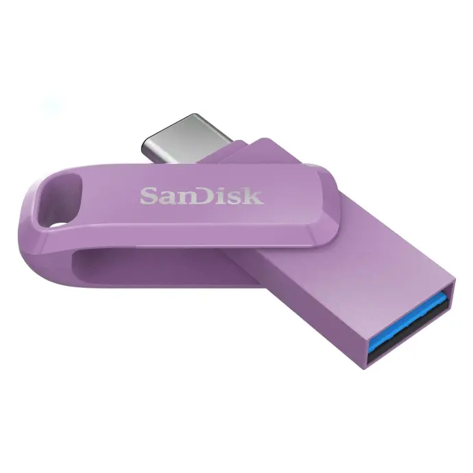 SanDisk Ultra Dual Drive Go Pen Drive, USB Type-C India Only Lavender SKUs 400MB/s 1TB [SDDDC3-1T00-I46LPD]