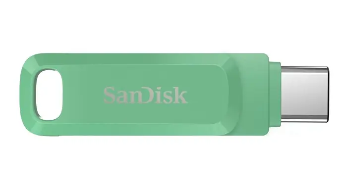 SanDisk Ultra Dual Drive Go USB Type- C, Absinthe Green, India, 400MB/s 256GB [SDDDC3-256G-I35AG]