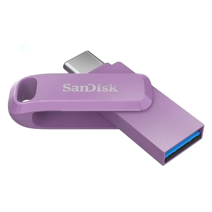 SanDisk Ultra Dual Drive Go Pen Drive, USB Type-C India Only Lavender SKUs 400MB/s 512GB [SDDDC3-512G-I46LPD]