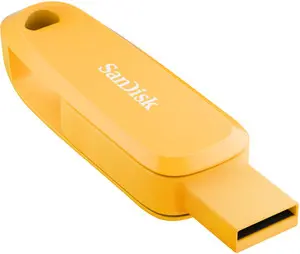 SanDisk Mobile Pen Drive USB C & USB A, 100MB/s, 64GB - Yellow Daffodil Color [SDDDC6-064G-I46YD]