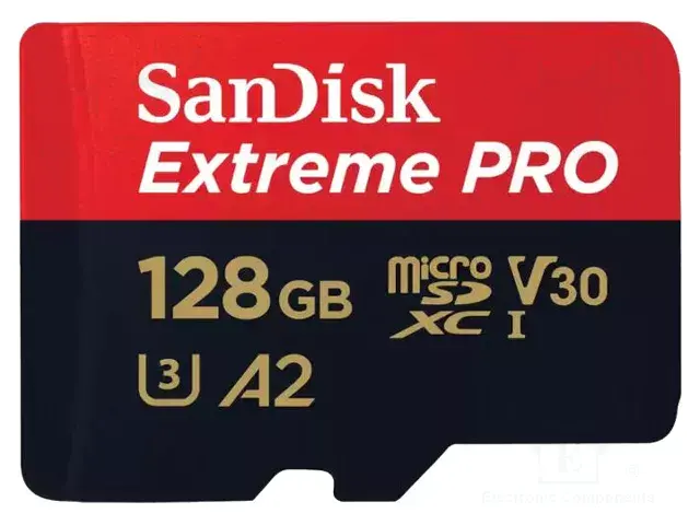 SanDisk Extreme Pro microSD UHS I Card 128GB for 4K Video on Smartphones, Action Cams & Drones 200MB/s Read, 90MB/s Write, Lifetime Warranty [SDSQXCD-128G-GN6MA]