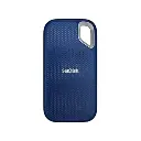 SanDisk Extreme Portable SSD, 4TB, Royal Blue, Upto 1050MB/s R & 1000MB/s W, IP65, 3Meter Drop Resistance, HW Protection, 5 Y Warranty [SDSSDE61-4T00-I25R]