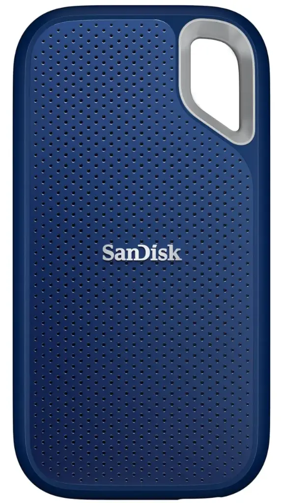 SanDisk Extreme Portable SSD, 8TB, Royal Blue, Upto 1050MB/s R & 1000MB/s W, IP65, 3Meter Drop Resistance, HW Protection, 5 Y Warranty [SDSSDE61-8T00-I25R]