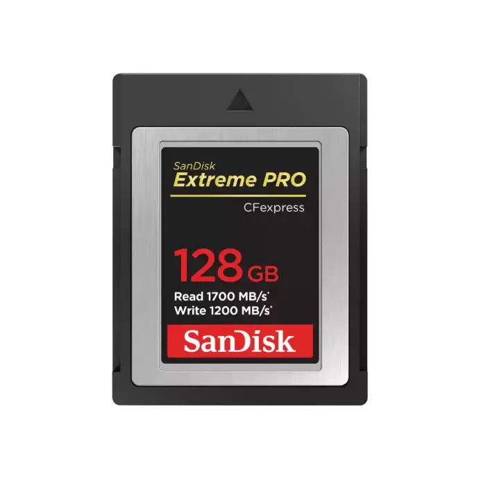 SanDisk Extreme PRO CFexpress Type B Card 128GB, 1700MB/s Read, 1200MB/s Write [SDCFE-128G-GN4NN]