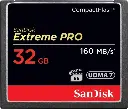 SanDisk Extreme Pro CF, CFXPS 32GB, VPG65, UDMA 7, 160MB/s R, 150MB/s W, 4x6, Lifetime Limited [SDCFXPS-032G-X46]