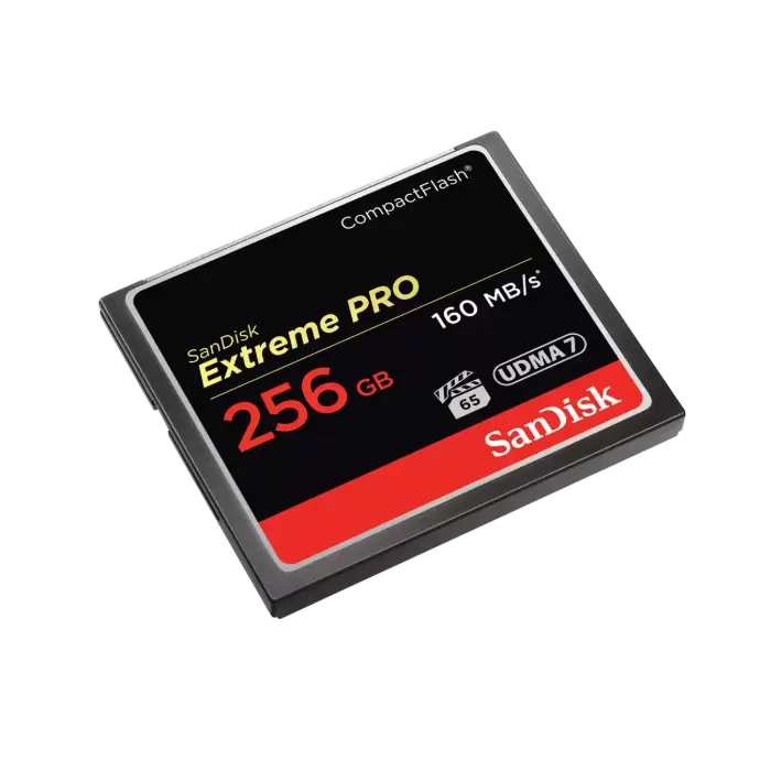SanDisk Extreme Pro CF, CFXPS 256GB, VPG65, UDMA 7, 160MB/s R, 140MB/s W, 4x6, Lifetime Limited [SDCFXPS-256G-X46]