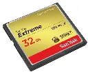 SanDisk Extreme CF, CFXSB 32GB, VPG20, UDMA 7, 120MB/s R, 85MB/s W, 4x6, Lifetime Limited [SDCFXSB-032G-G46]