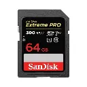 SanDisk Extreme PRO 64GB SDXC Memory Card up to 300MB/s, UHS-II, Class 10, U3, V90 [SDSDXDK-064G-GN4IN]