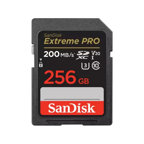 SanDisk Extreme Pro SD UHS I 256GB Card for 4K Video for DSLR and Mirrorless Cameras 200MB/s Read & 140MB/s Write, Lifetime Warranty [SDSDXXD-256G-GN4IN]