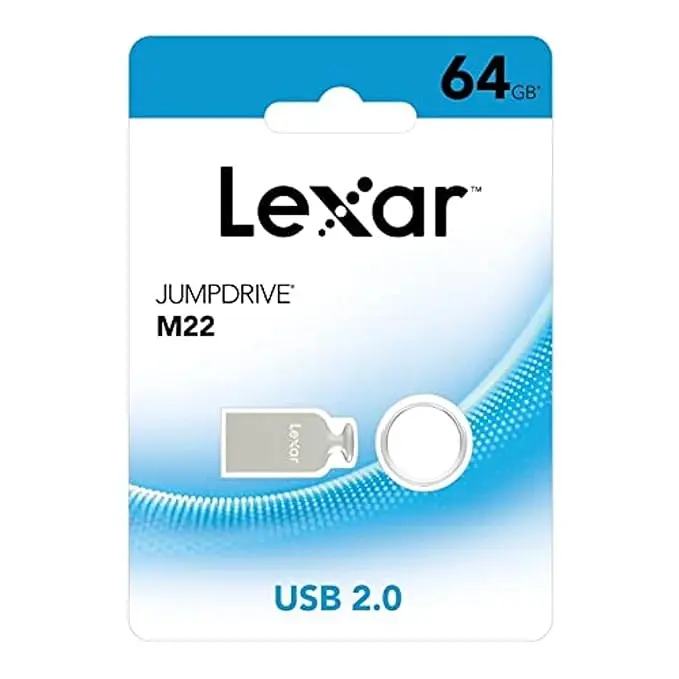 64GB Lexar® JumpDrive® M22 USB2.0 Light Gold Flash Drive | LJDM022064G-BNJNG