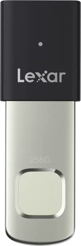 256GB Lexar® Fingerprint F35pro USB 3.2 Gen1 flash drive, up to 400MB/s read and 350MB/s write | LJDF35P256G-RNBNG