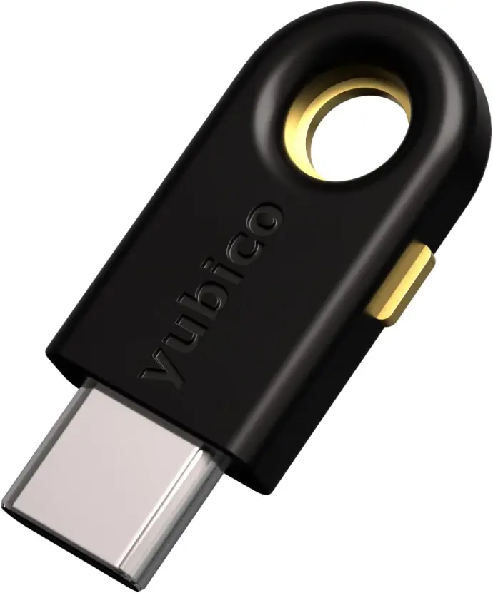 Yubico YubiKey 5C - Two Factor Authentication USB Security Key, Fits USB-C Ports - Protect Your Online Accounts with More Than a Password, FIDO Certified [5060408461488]