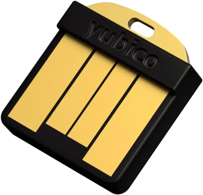 Yubico - YubiKey 5 Nano - Two-factor authentication (2FA) security key, connect via USB-A, compact size, FIDO certified - Protect your online accounts[5060408461457]