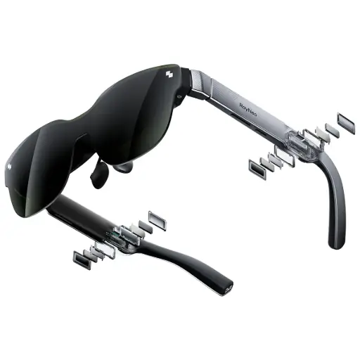 [2025 NEW] RAYNEO AIR 3S XR GLASSES - AR GLASSES 201" 120HZ FHD HUEVIEW EYE-CARE VIDEO DISPLAY, SMART GAMING GLASSES FOR IPHONE 16,15/ANDROID/MAC/SWITCH/PS5/STEAMDECK